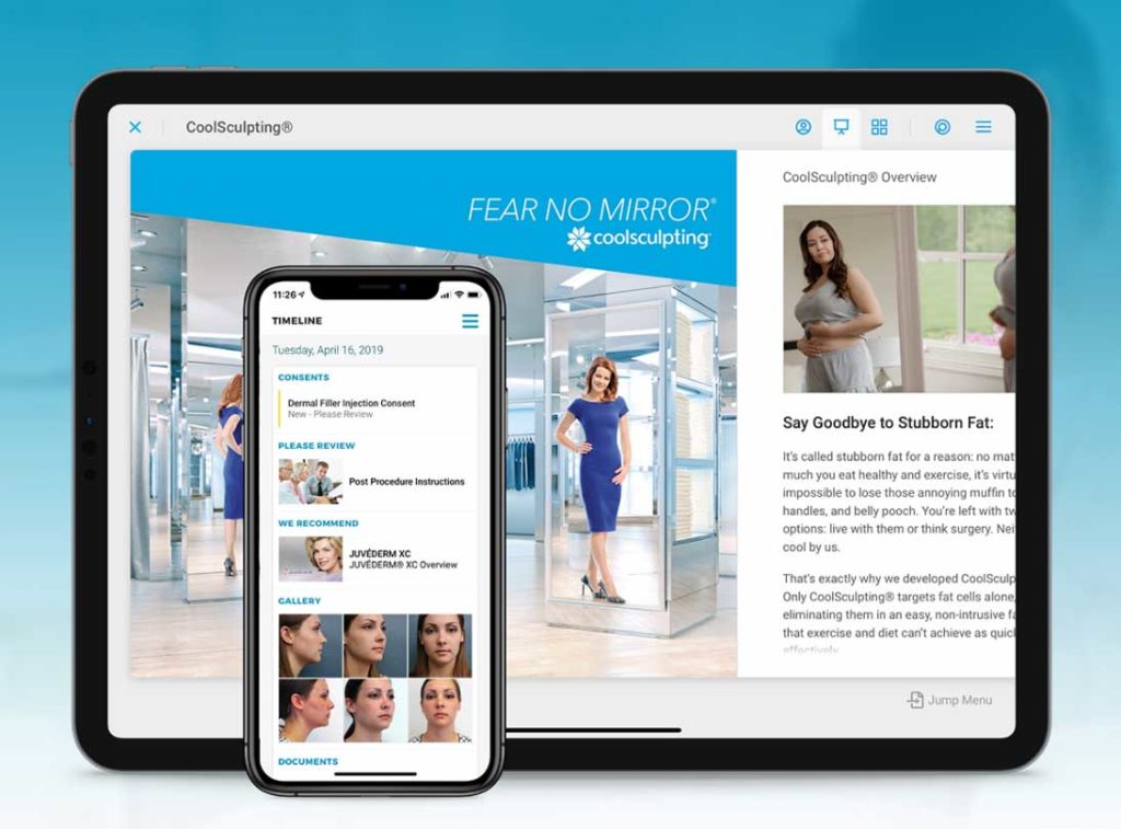 TouchMD Tablet and Phone Interface